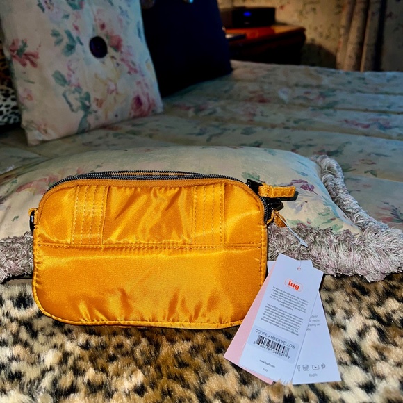 Lug Coupe Crossbody Bag NWT'S Amber Yellow - Picture 2 of 11